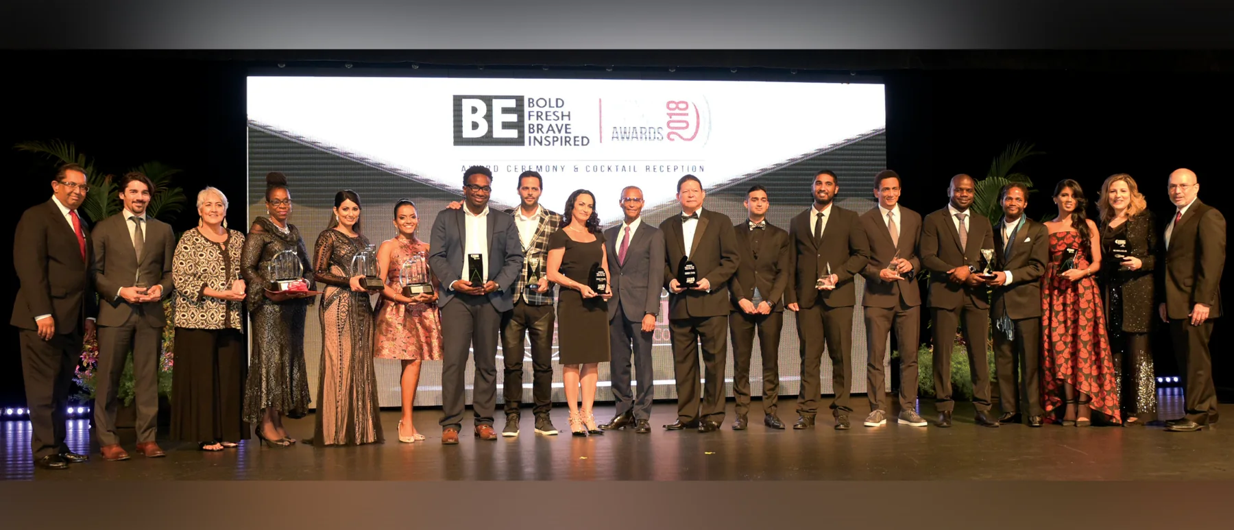 Champions of Business Awards stage