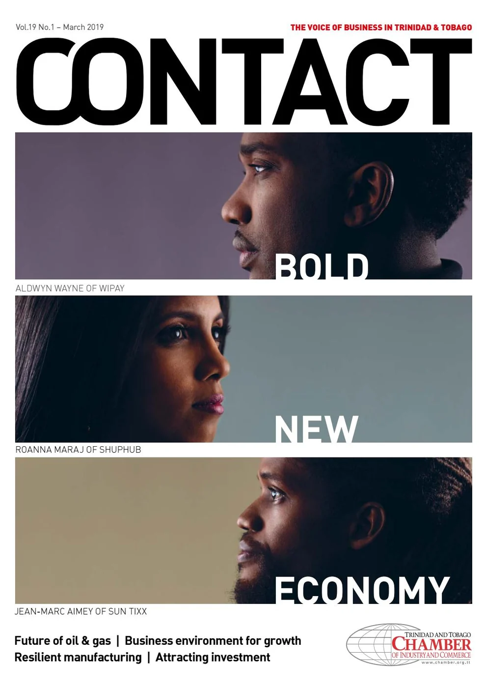 Contact Magazine cover featuring Jean-Marc Aimey