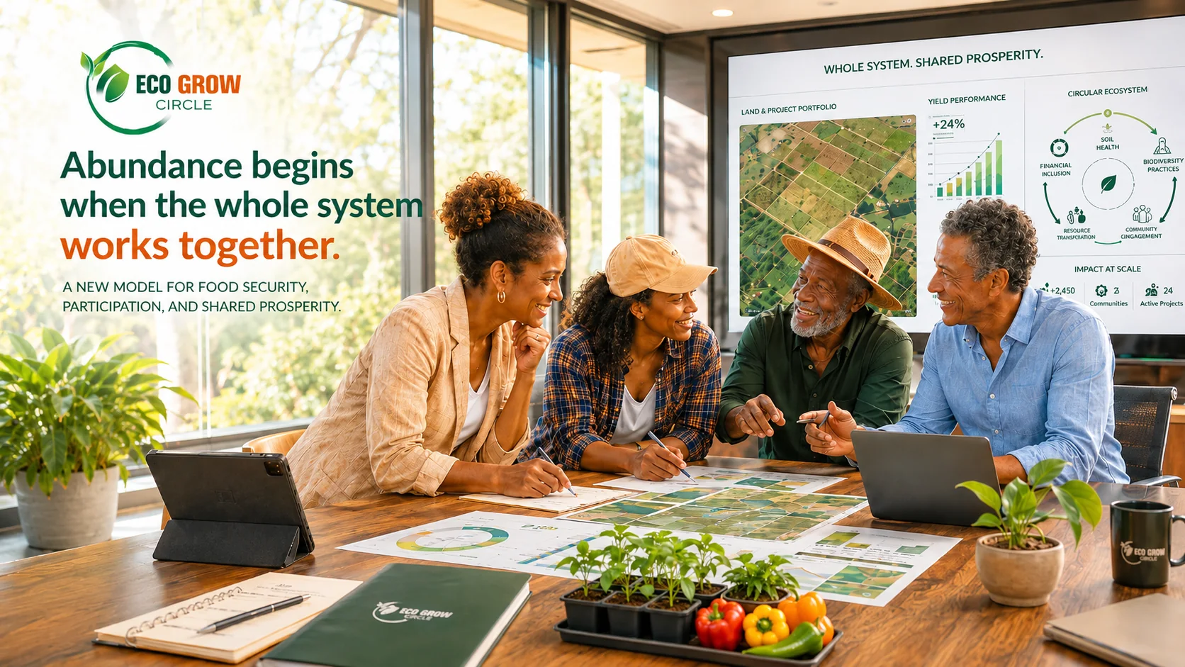 Eco Grow Circle agriculture venture visual