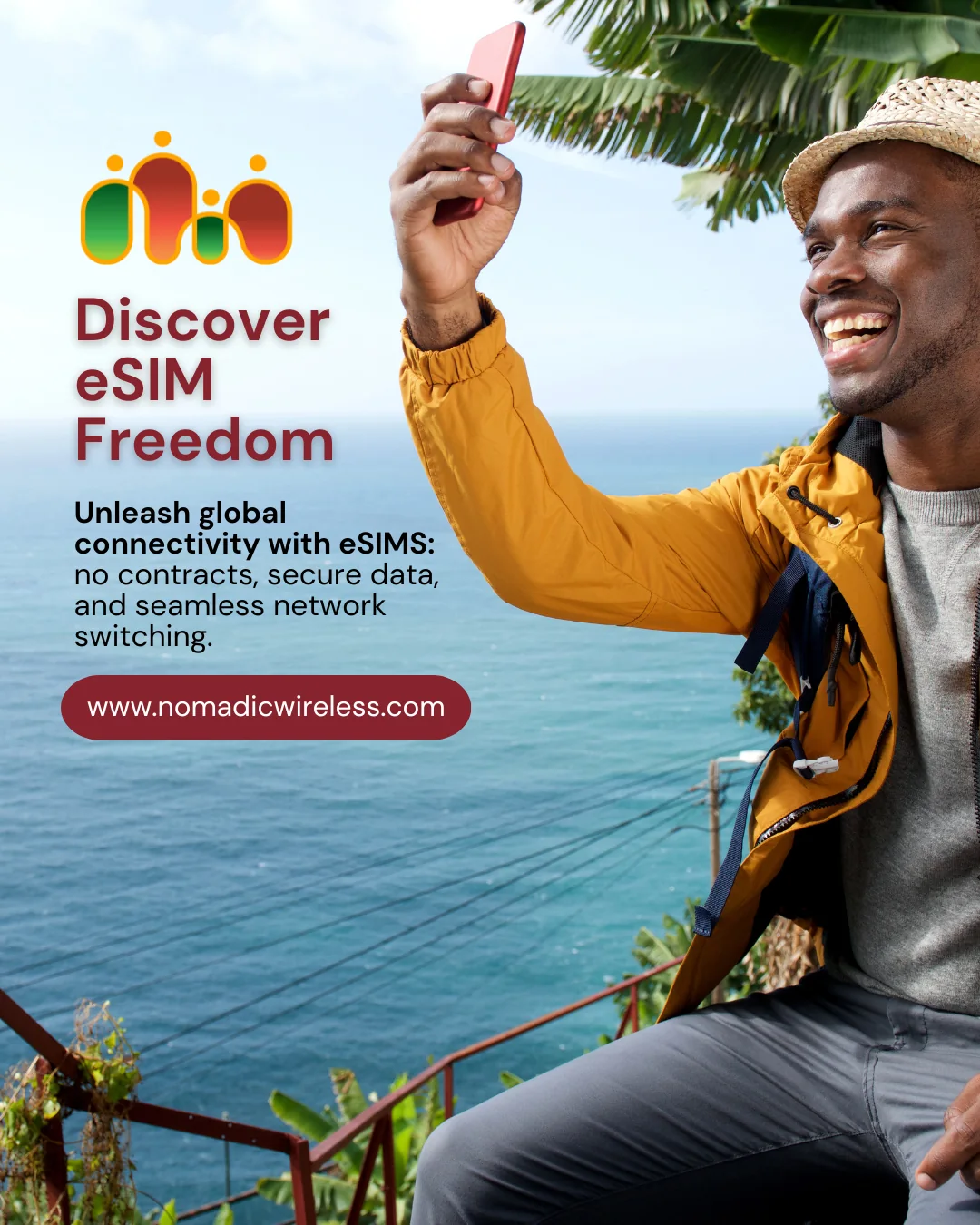 Nomadic Wireless travel connectivity visual